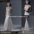 2016 China Dress Manufacturer 2016 sleeveless and long tail wedding bridal new high low hem wedding dresses